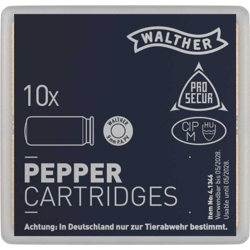 Walther Pfefferpatronen 9mm P.A.PV. Walther Pfefferpatronen 9mm P.A.PV.