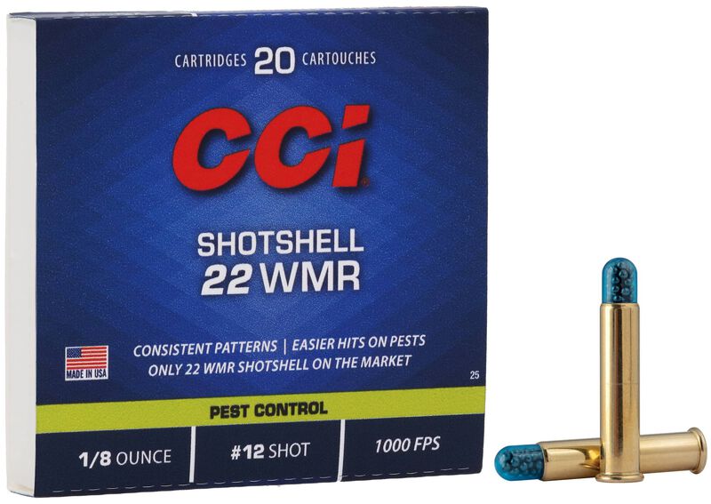 CCI .22 WMR Rimfire Shotshell 2g / 31gr CCI .22 WMR Rimfire Shotshell 2g / 31gr