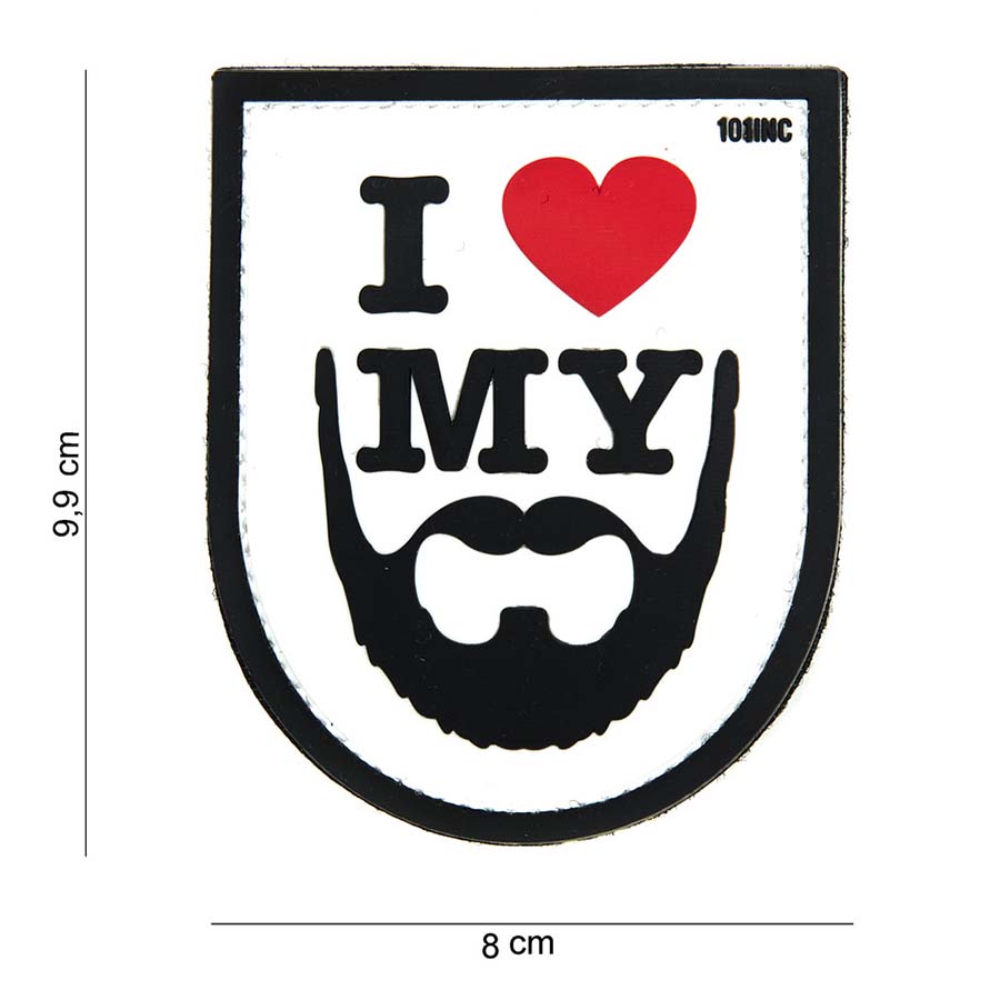 444180_3880_99_01 Patch "I Love my Beard"