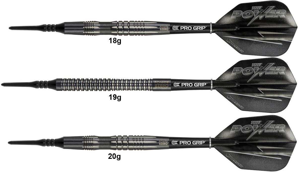 Target Phil Taylor Power 8 ZERO Softip Dartpfeile