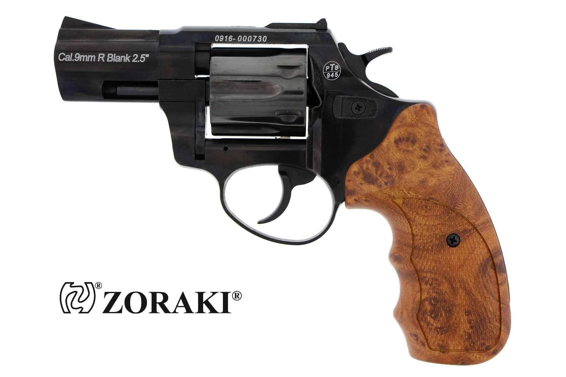 Zoraki R1 Schreckschussrevolver 9mmR Knall 2,5" Lauf Shiny