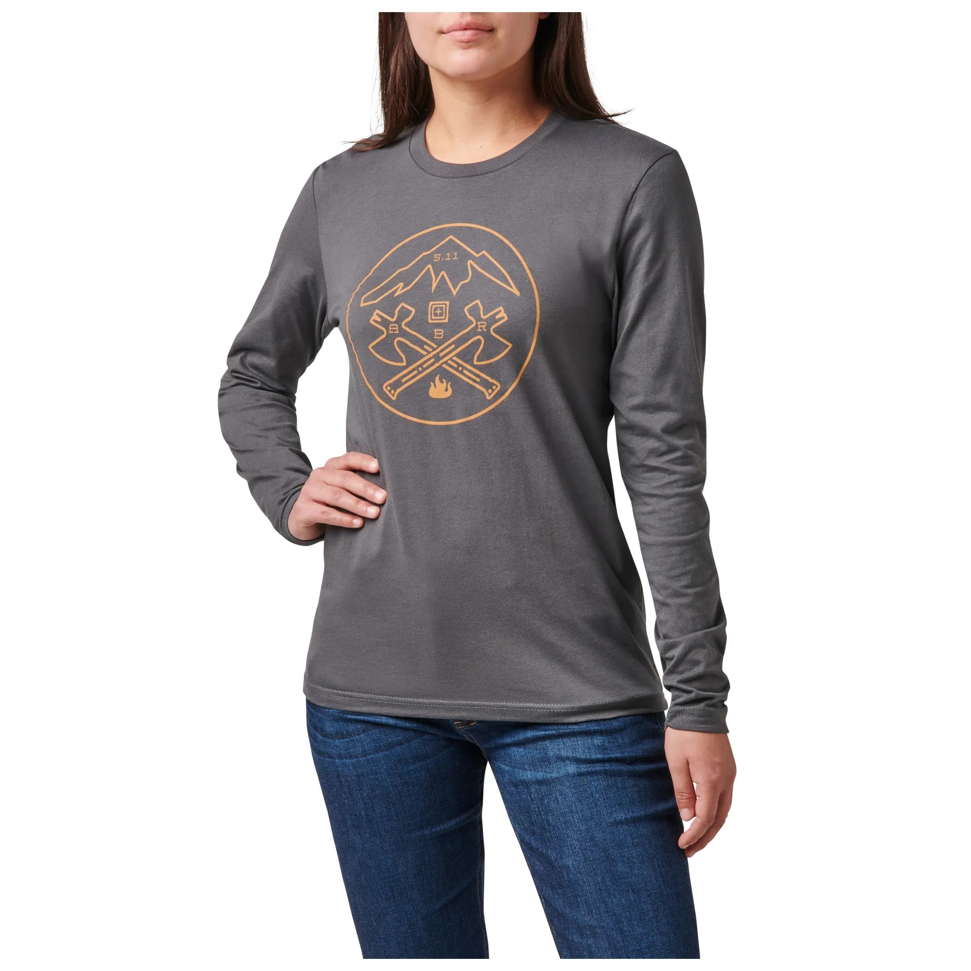 69201_018_WM_AXE_MOUNTAIN_LS_TEE_01 5.11 Tactical Women's Axe Mountain Long Sleeve Tee