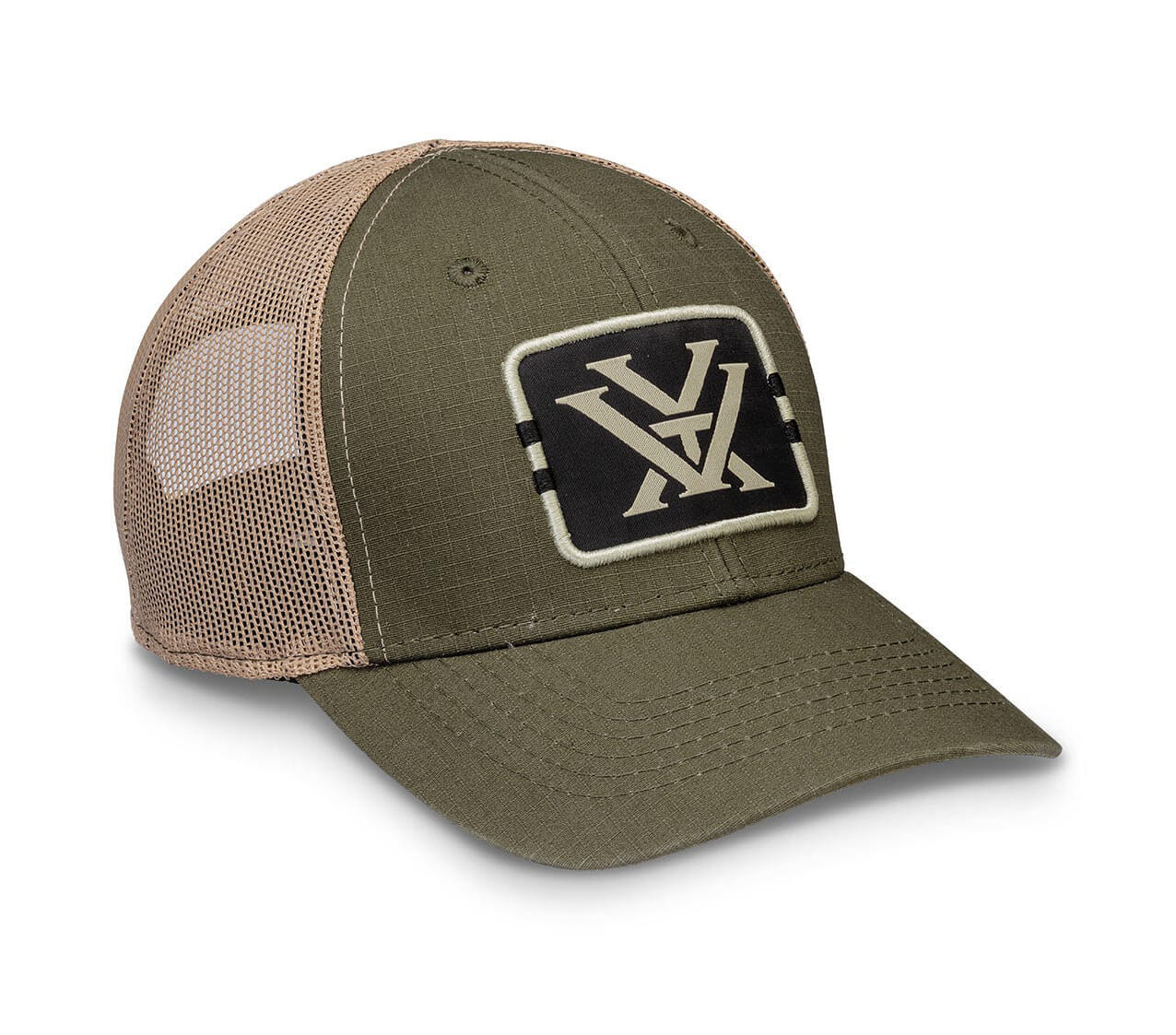 vtx_app_cap_f19_shooterreadycap_olive_fr_w Vortex Men's Olive Range Day Logo Cap