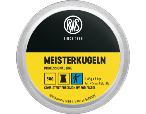 RWS Meisterkugeln 4,5mm Diabolo 0,45 g