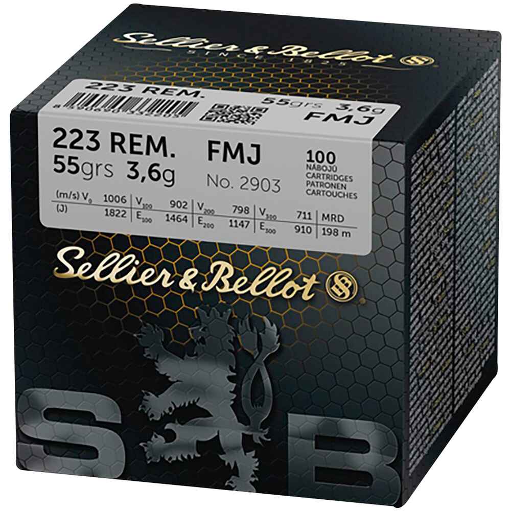 S&B .223 Rem. Vollmantel 3,6g / 55gr