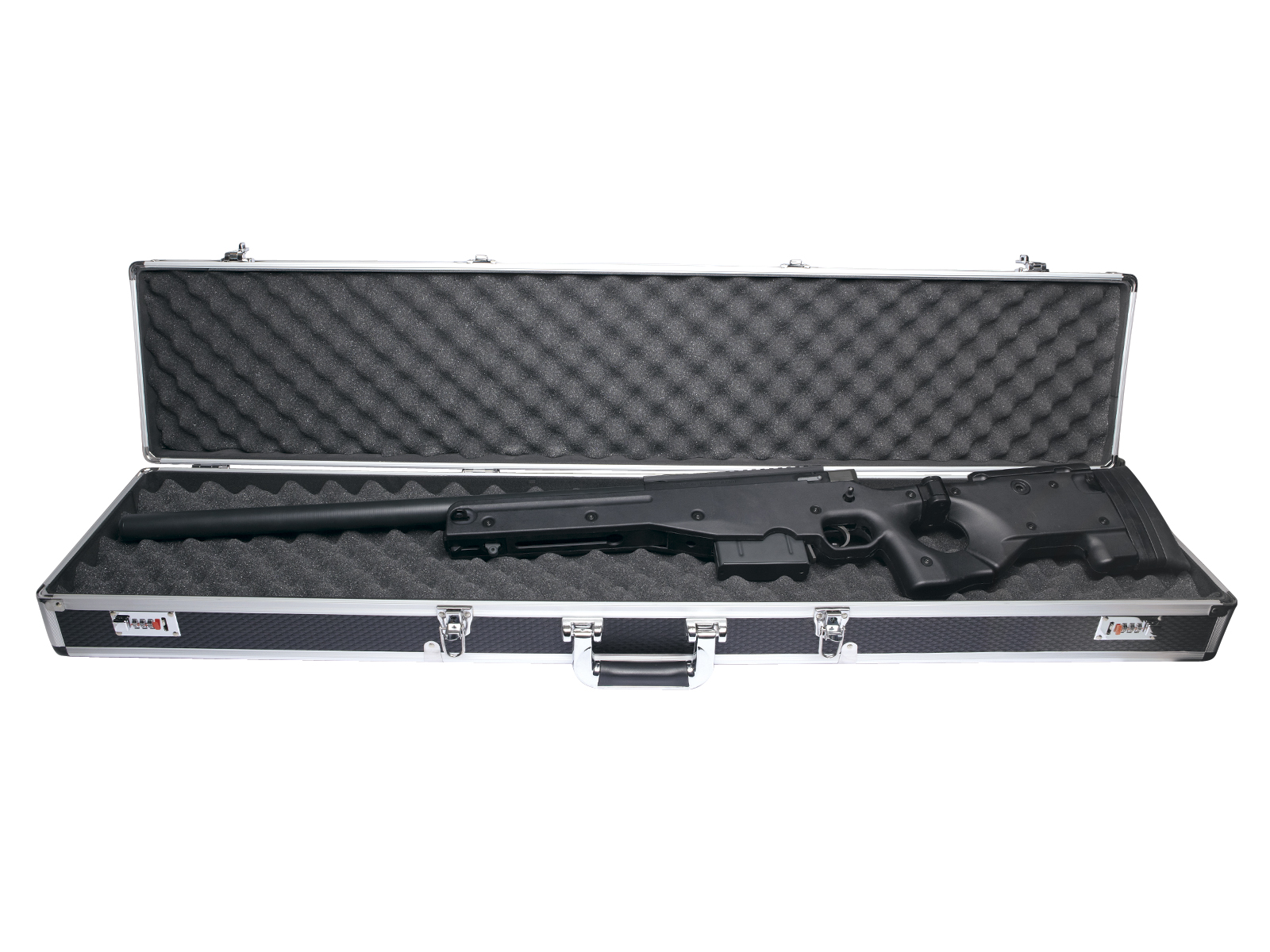 16551-002 ASG Waffenkoffer Alu 13x25x121 cm
