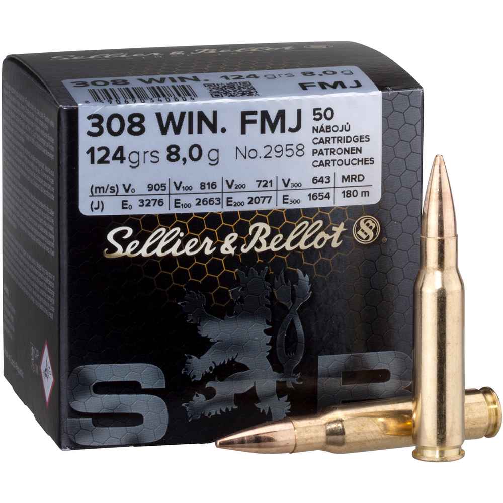 S&B 308 Win. Vollmantel 8,0g / 124gr