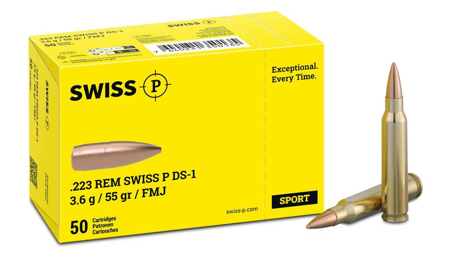 SWISS P .223 Rem. DS-1 3,6g / 55gr