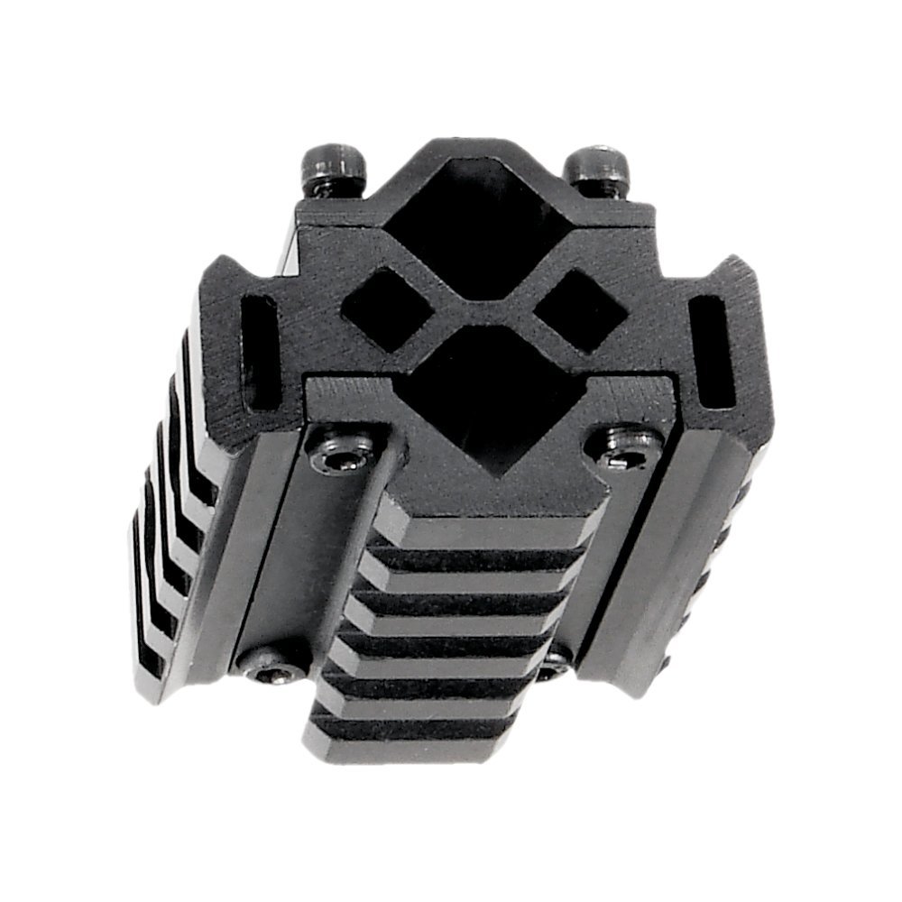 61qOYMgfgDL-_SL1000_ UTG Universal 3 Schienen Picatinny Adapter mit 5 Slots