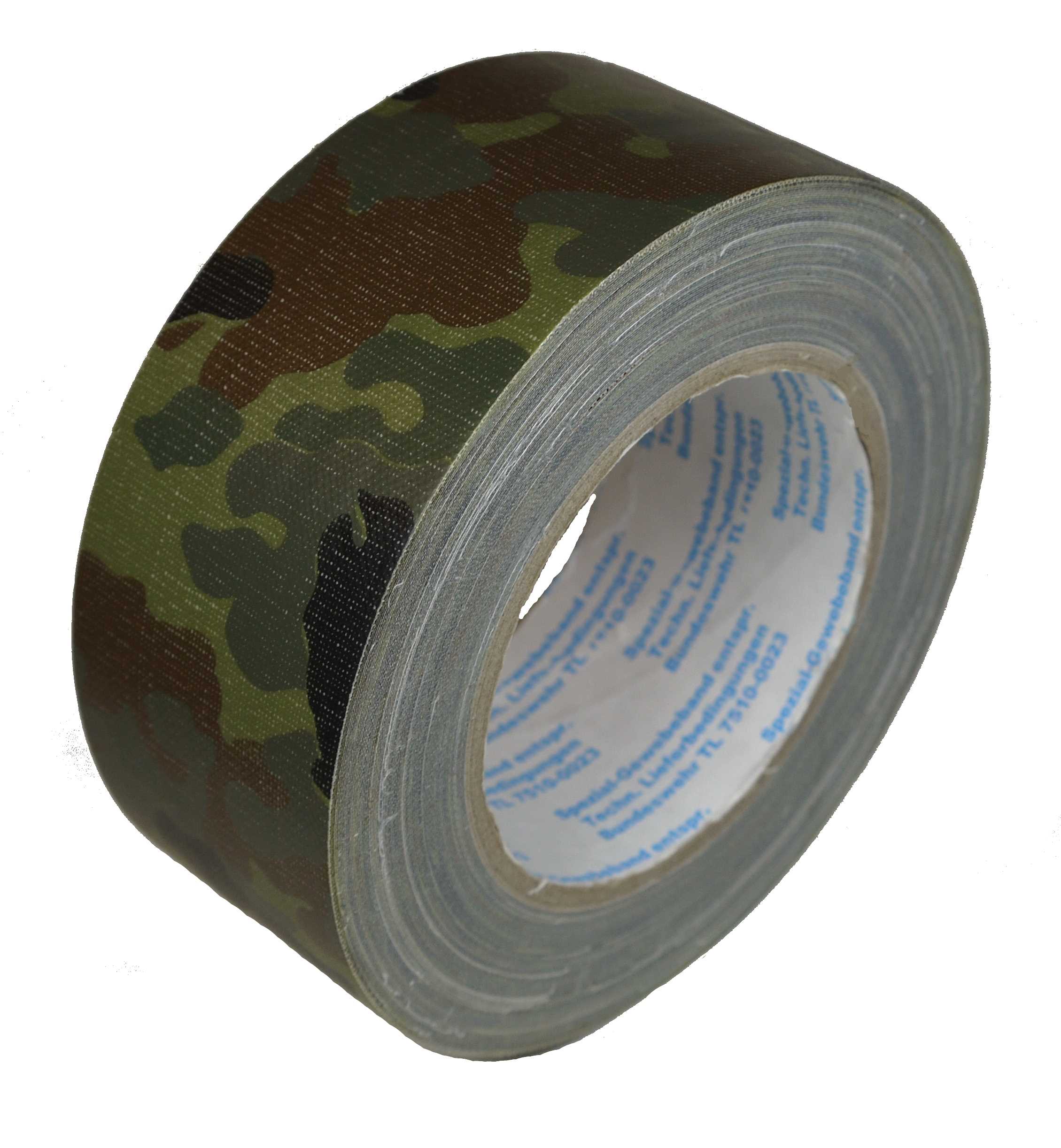 Priotec Bundeswehr Flecktarnband oliv 25m x 50mm