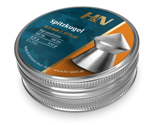 spitzkugel_45_web H&N Spitzkugeln 4,5 mm /.177 cal.