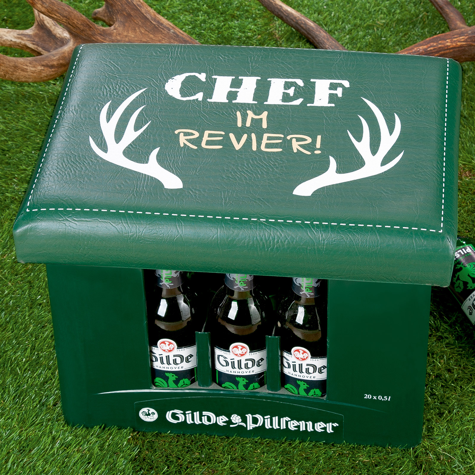 Sitzpolster „Chef im Revier“