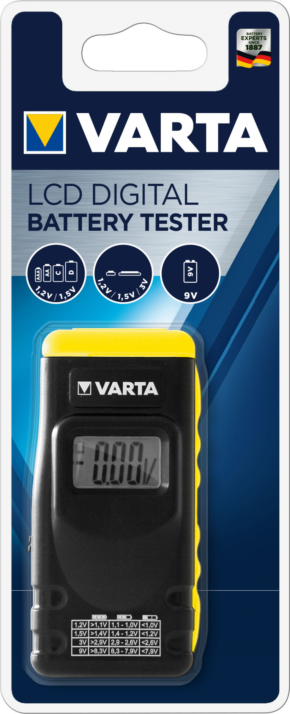 Varta BT Batterietester LCD Digital