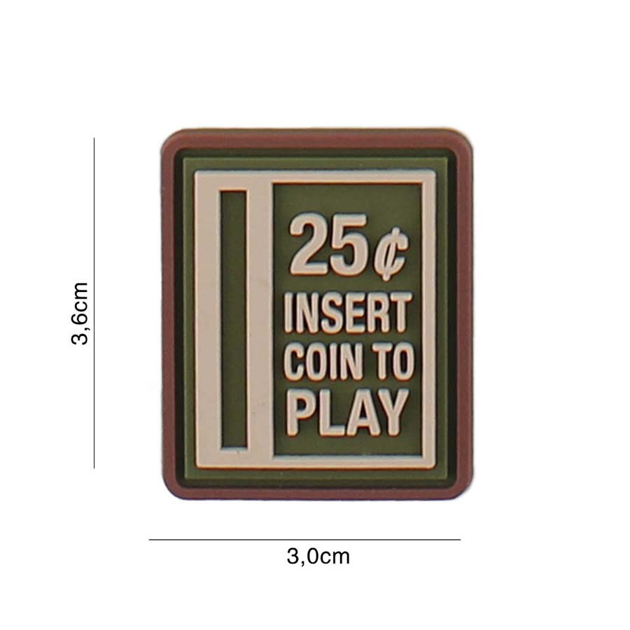 444130_7148_99_01jnlKhdm2x5ESJ Patch "Insert Coin to Play"