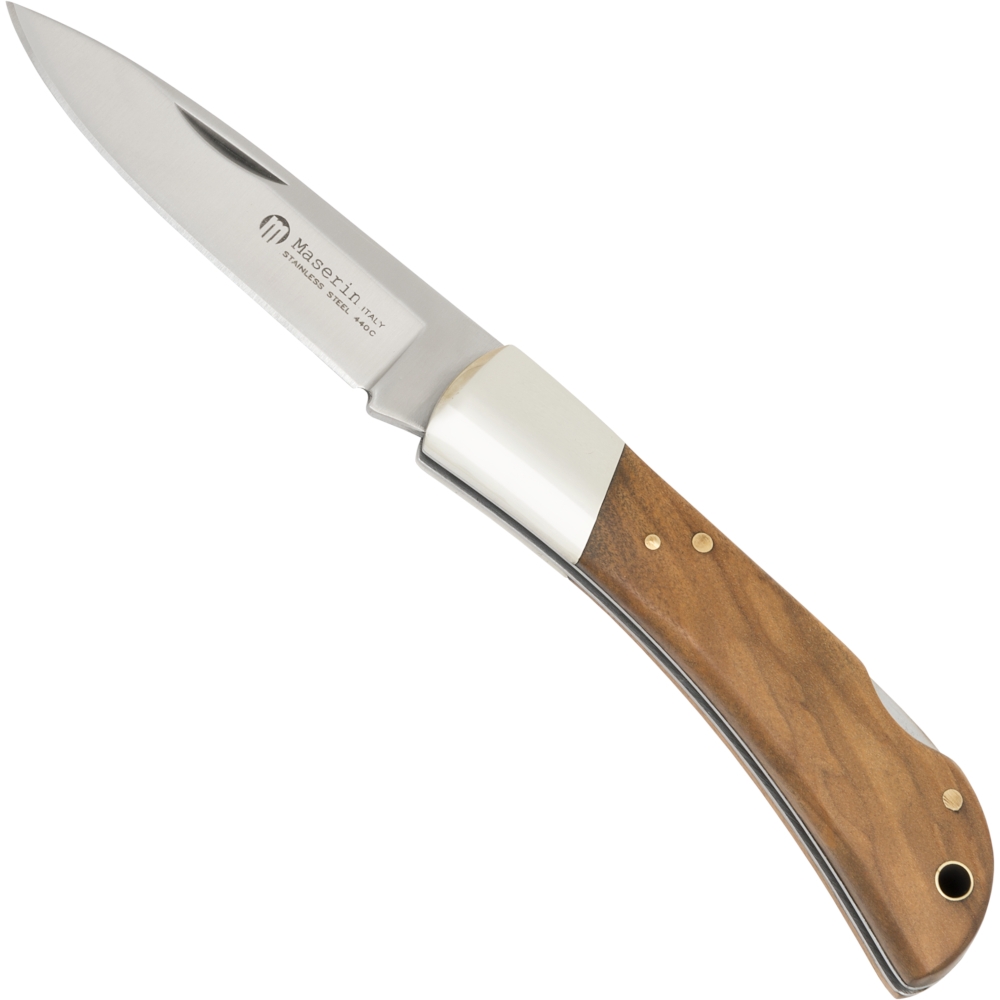 71755_s Maserin Taschenmesser mit Olivenholzgriff
