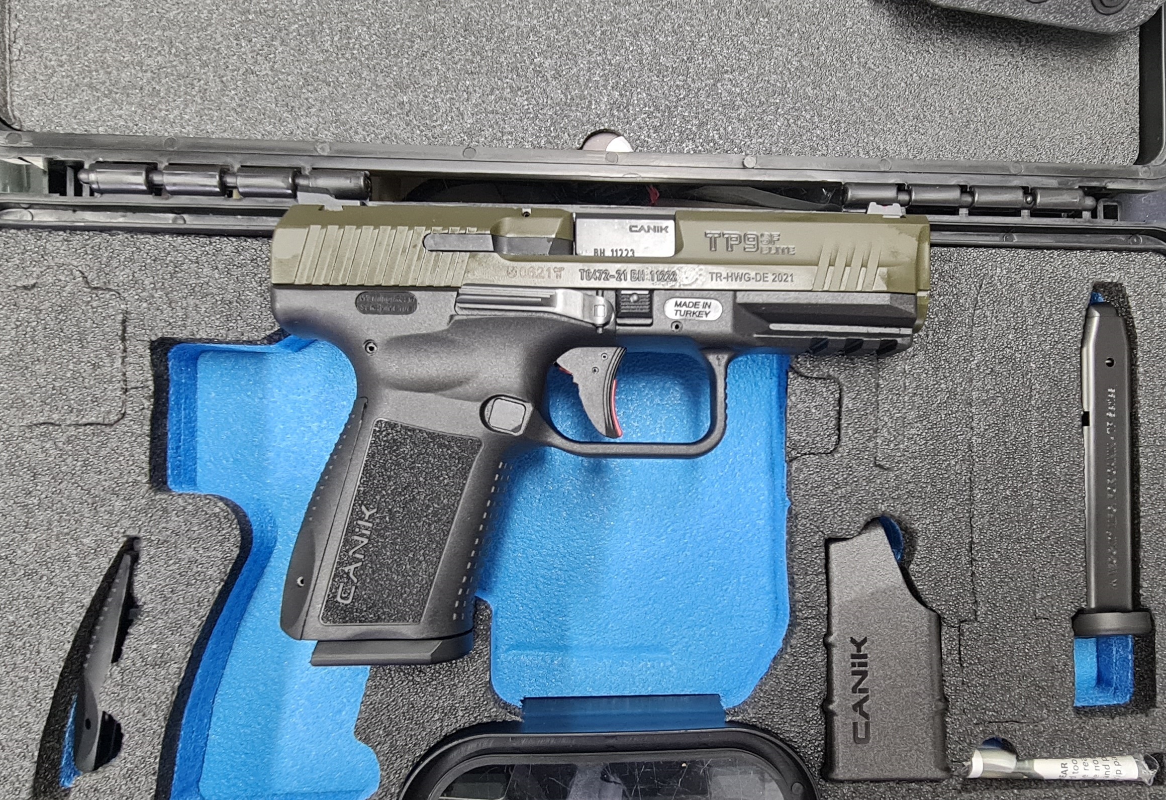 Canik TP9 SF Elite Green Mil-Spec 9mm Luger