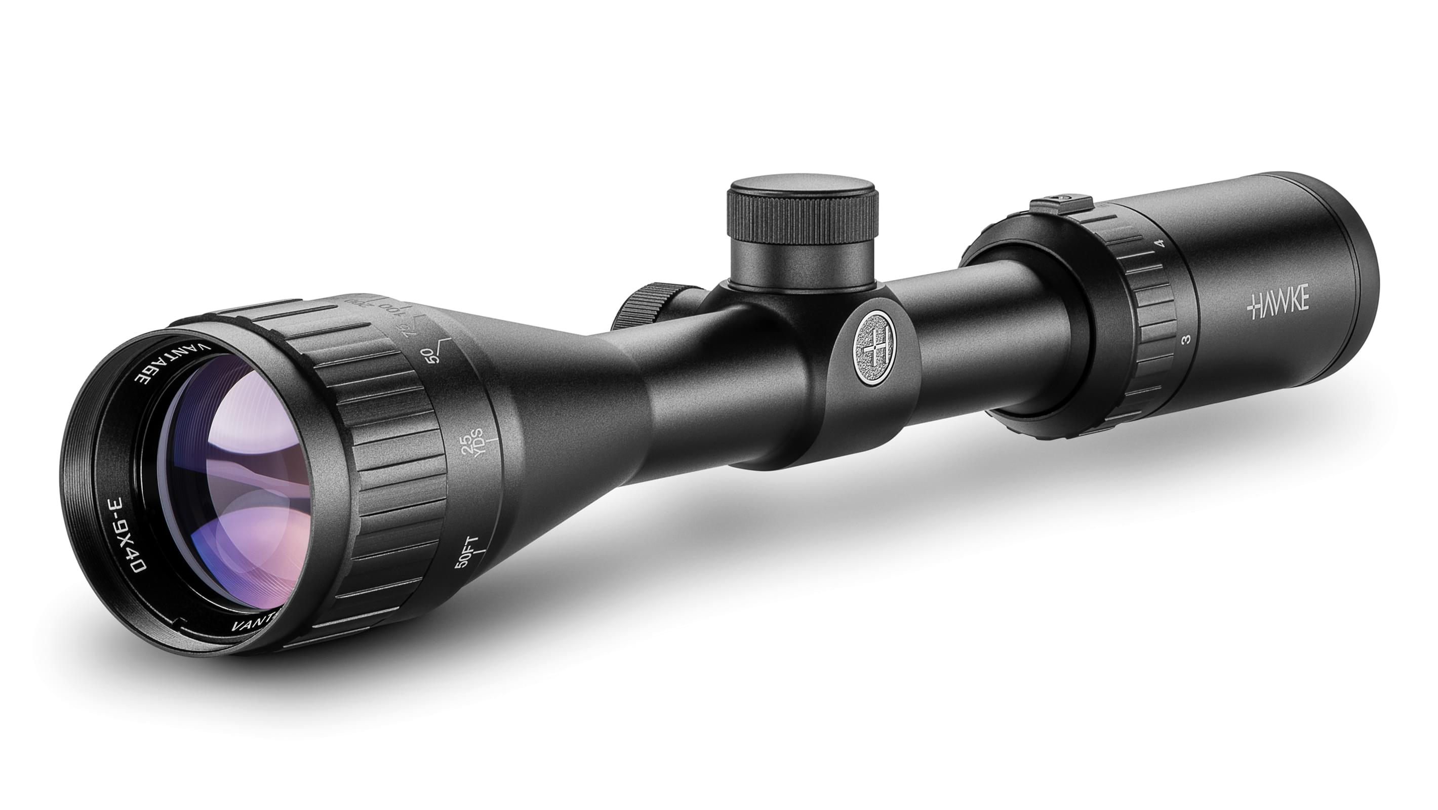 Hawke Vantage 3-9x40 AO Zielfernrohr mit Mildot Absehen