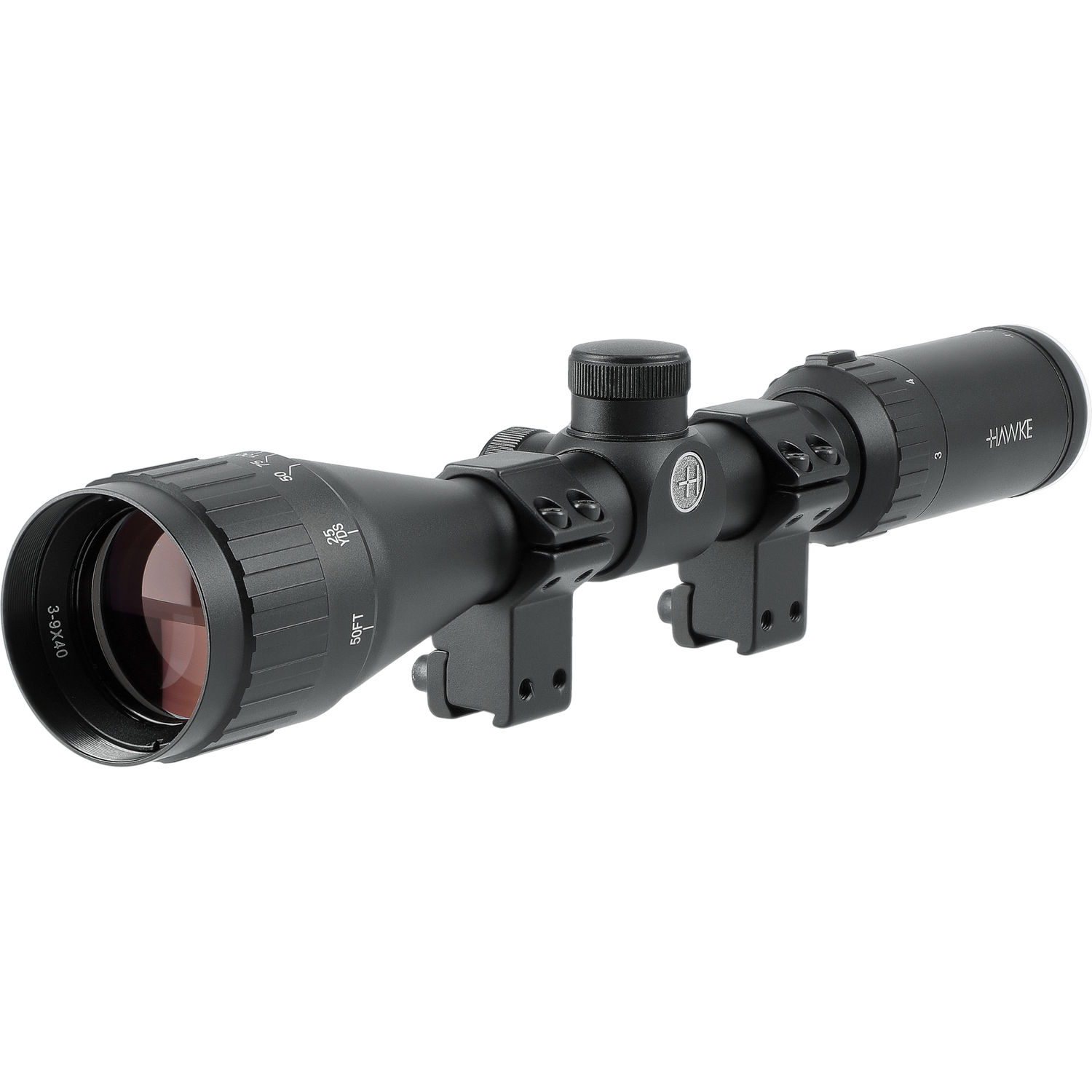 Hawke Fast Mount 3-9x40 AO (Mil Dot) Hawke Fast Mount 3-9x40 AO (Mil Dot)