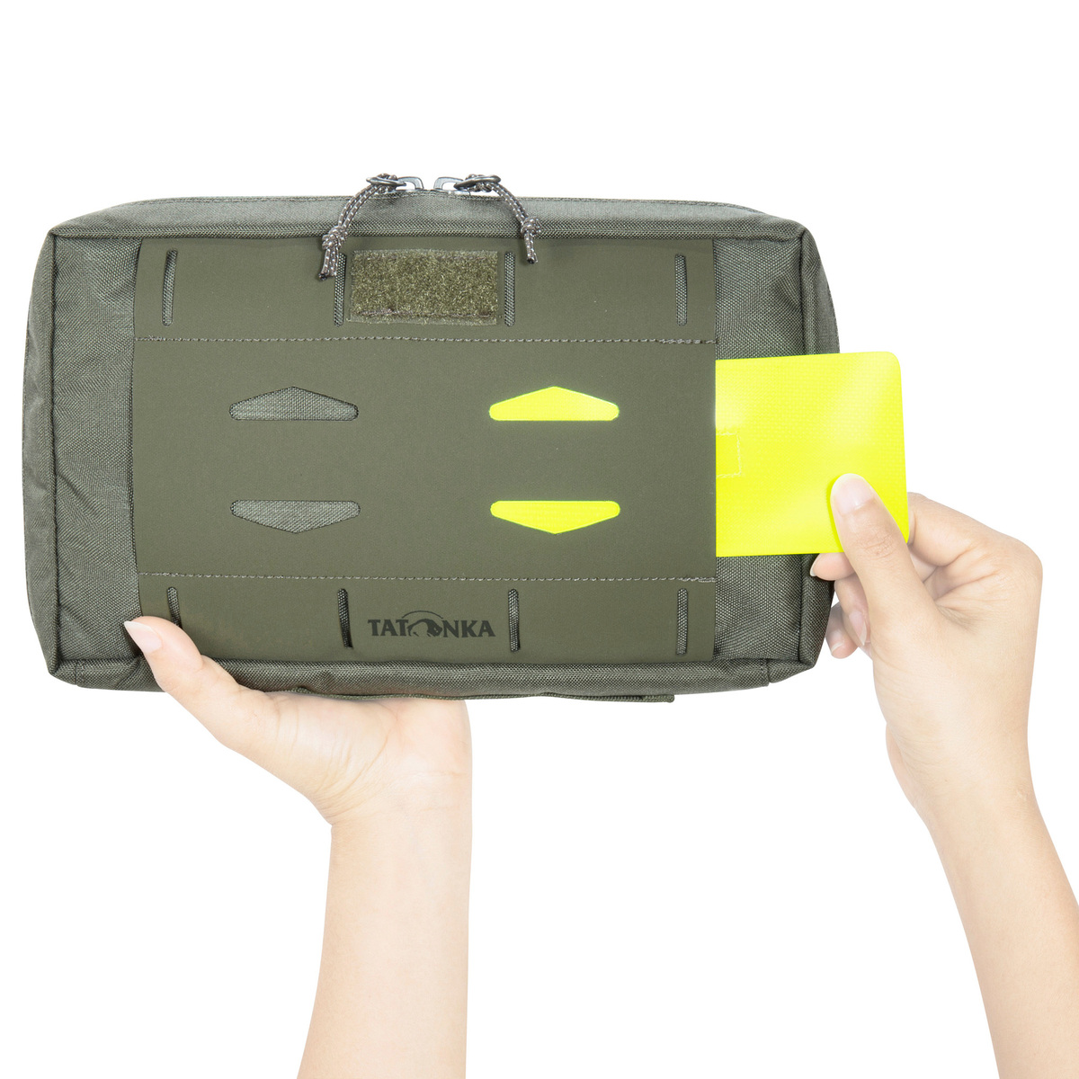 Tatonka Universal Pouch 14 X 14 Zubehörtasche Stone Grey Olive