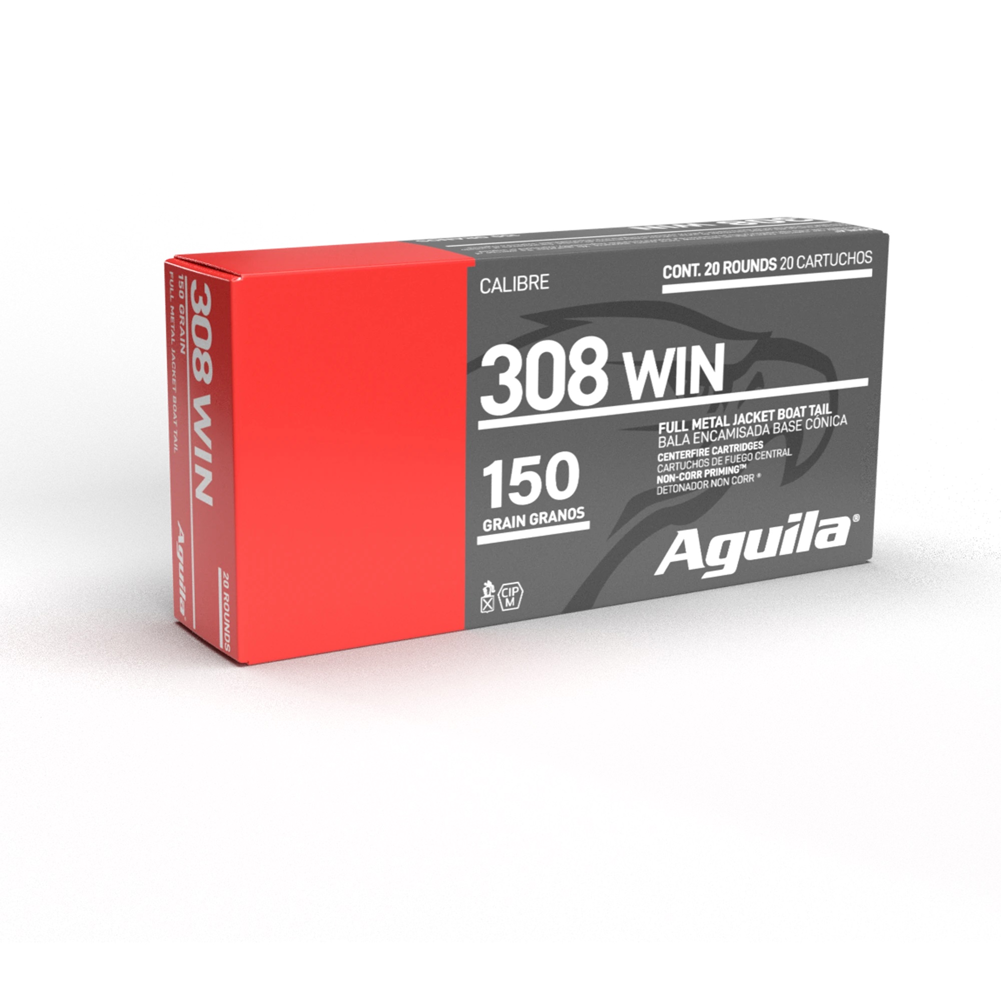 Aguila .308 Win. FMJ BT 9,7g / 150gr Aguila .308 Win. FMJ BT 9,7g / 150gr