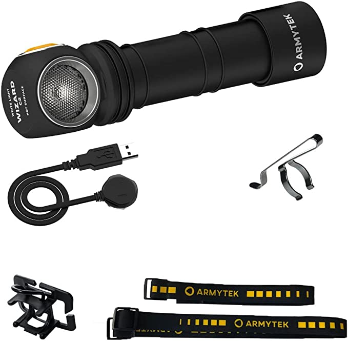 Armytek Wizard C2 - Multifunktionslampe 2 in 1 - Kaltweiß 1200 Lumen LED Taschenlampe