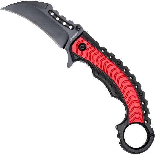 Karambit Taschenmesser red and black