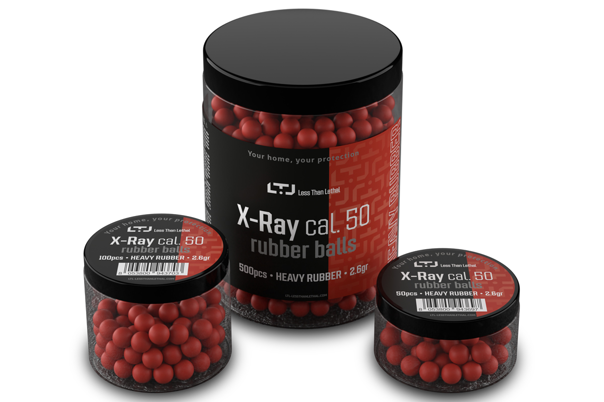 970-542 LTL X-Ray Heavy Rubber Balls