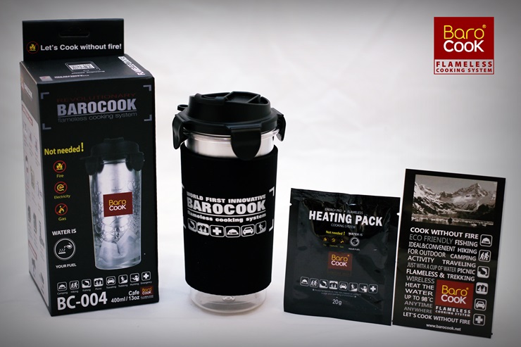 Barocook Flammenloses Kochsystem für Cafe 400ml