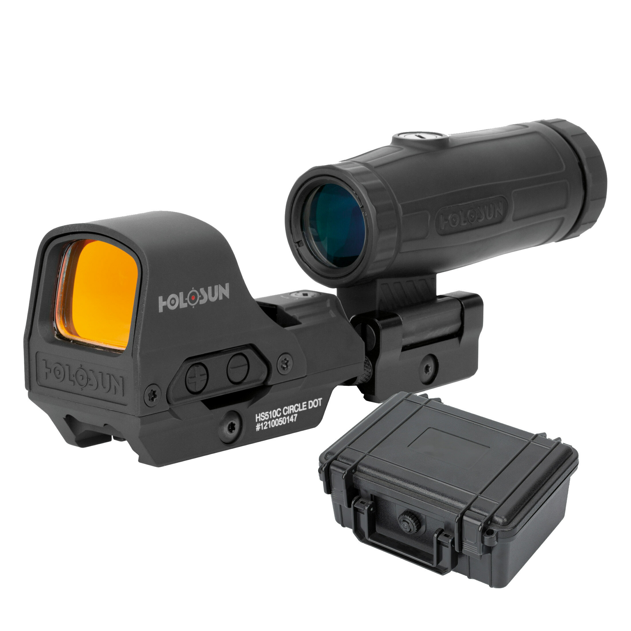 6ac39a450e19275425999cc132e76ec4 Holosun Dot Sight CLASSIC HS510C-HM3X-SET