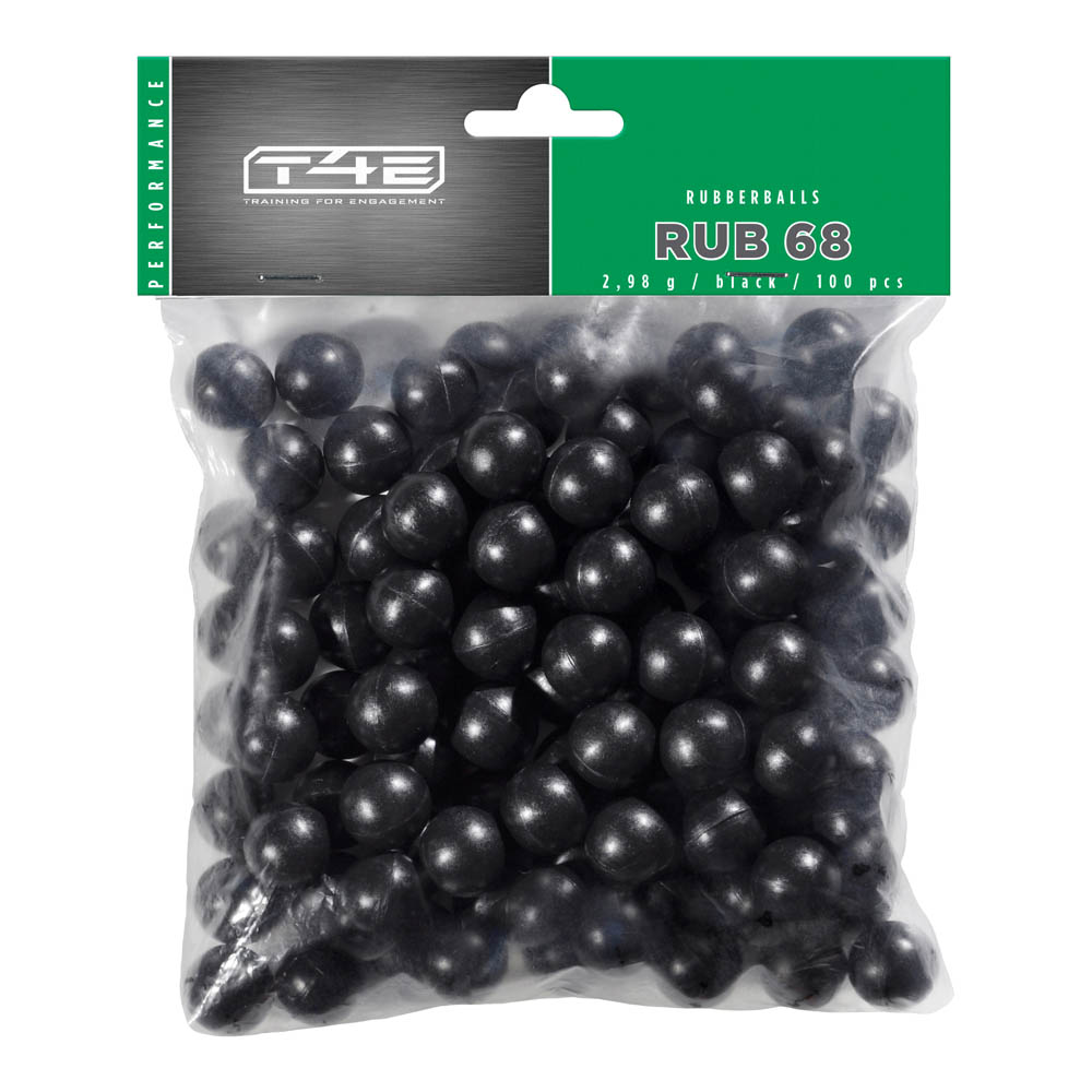 Umarex T4E Blackballs .68 Rubberballs