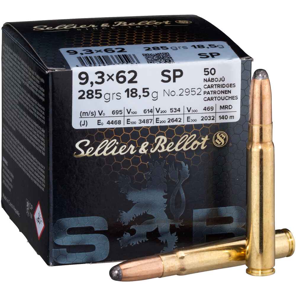 S&B 9,3x62 Teilmantel 18,5g / 285gr