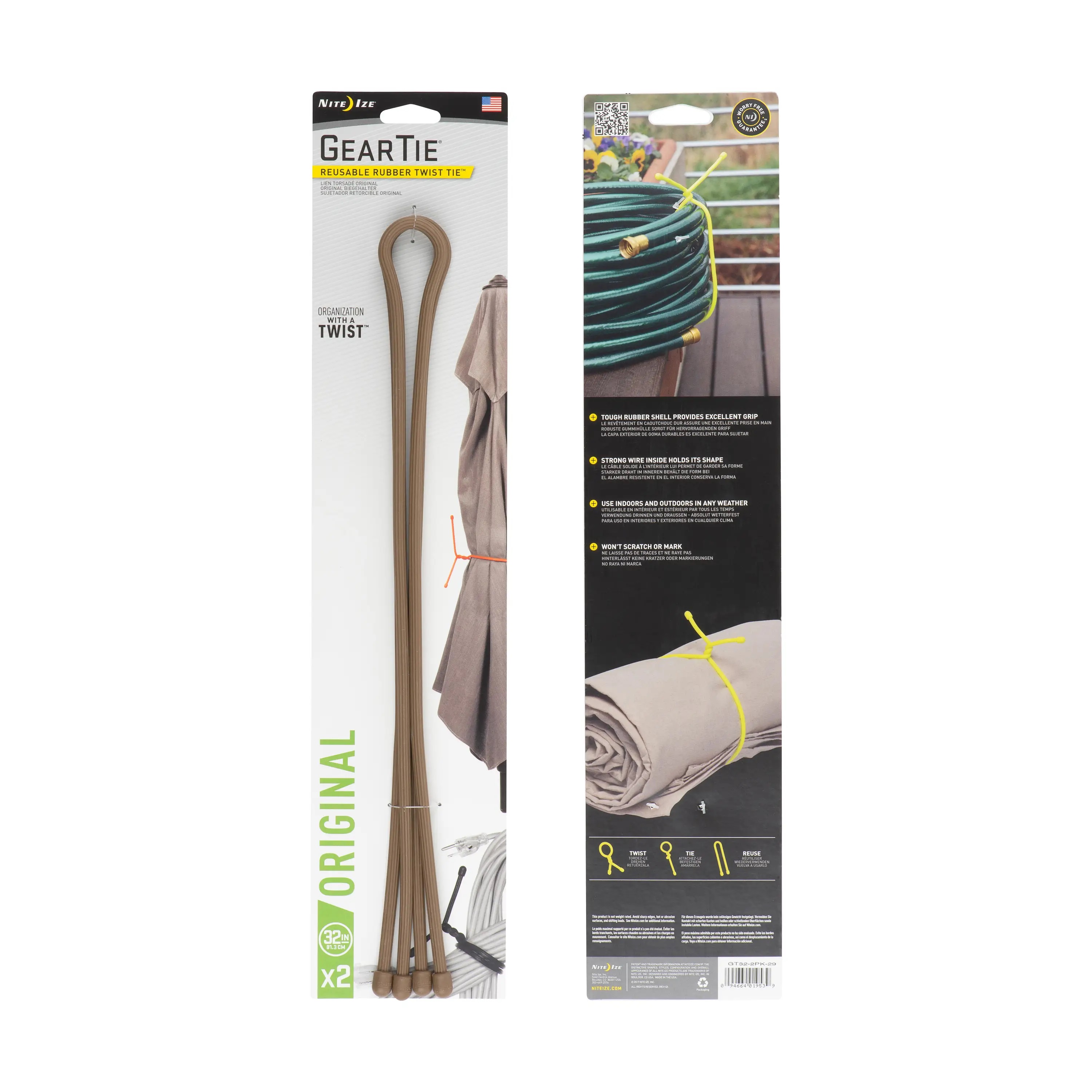 Nite Ize Gear Tie - Rubber Twist Tie