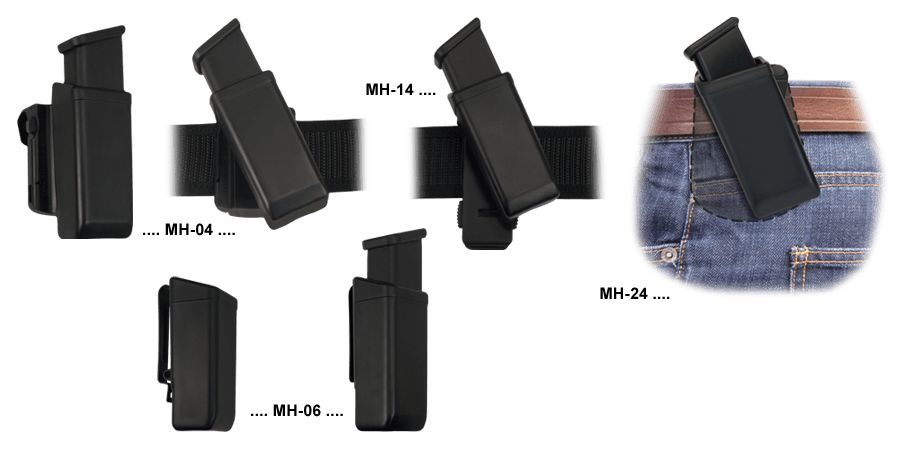 mh-04_mh-14_mh-24_mh-34_mh-06 ESP Universal Speedclip Holster wür 9mm Magazine