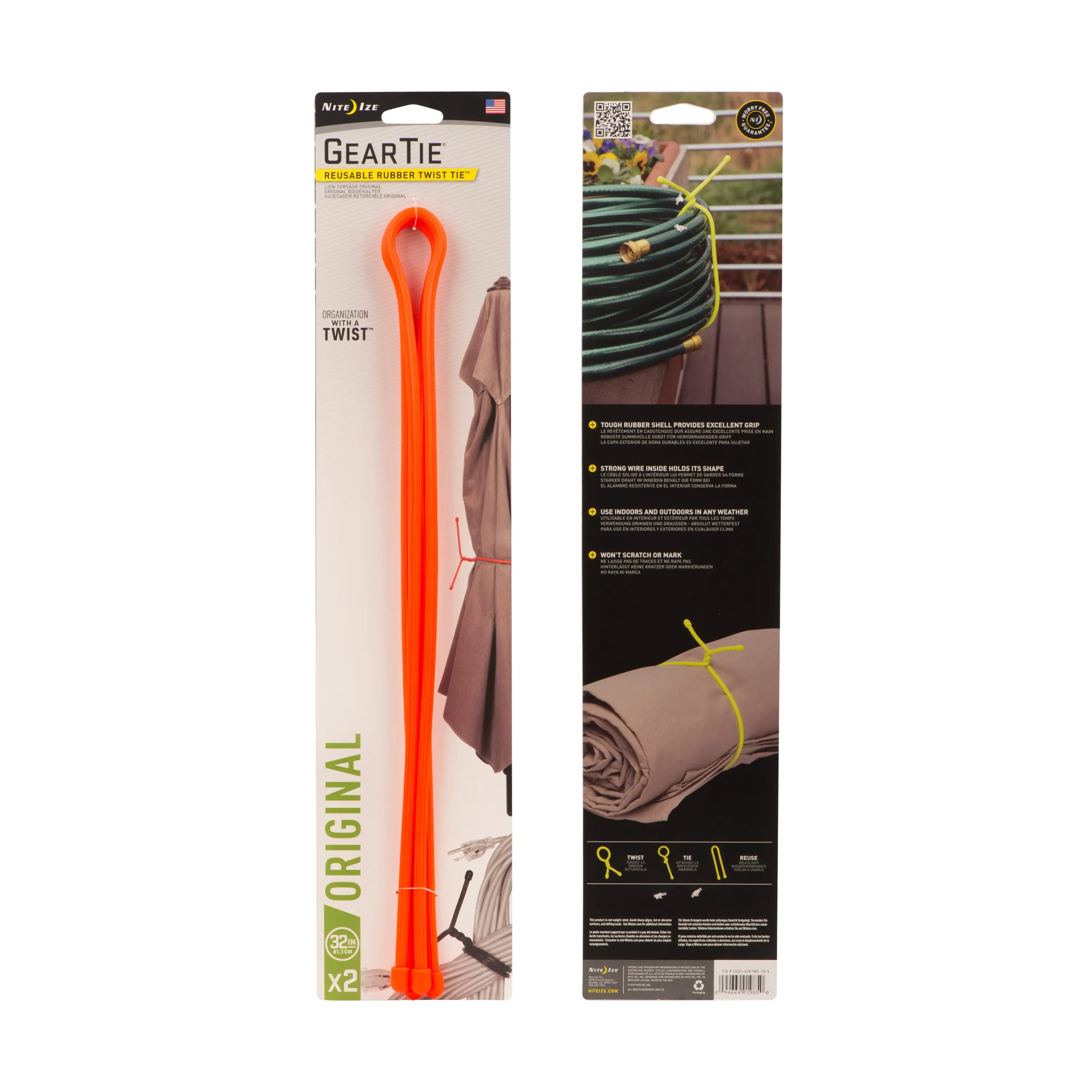 Nite Ize Gear Tie - Rubber Twist Tie