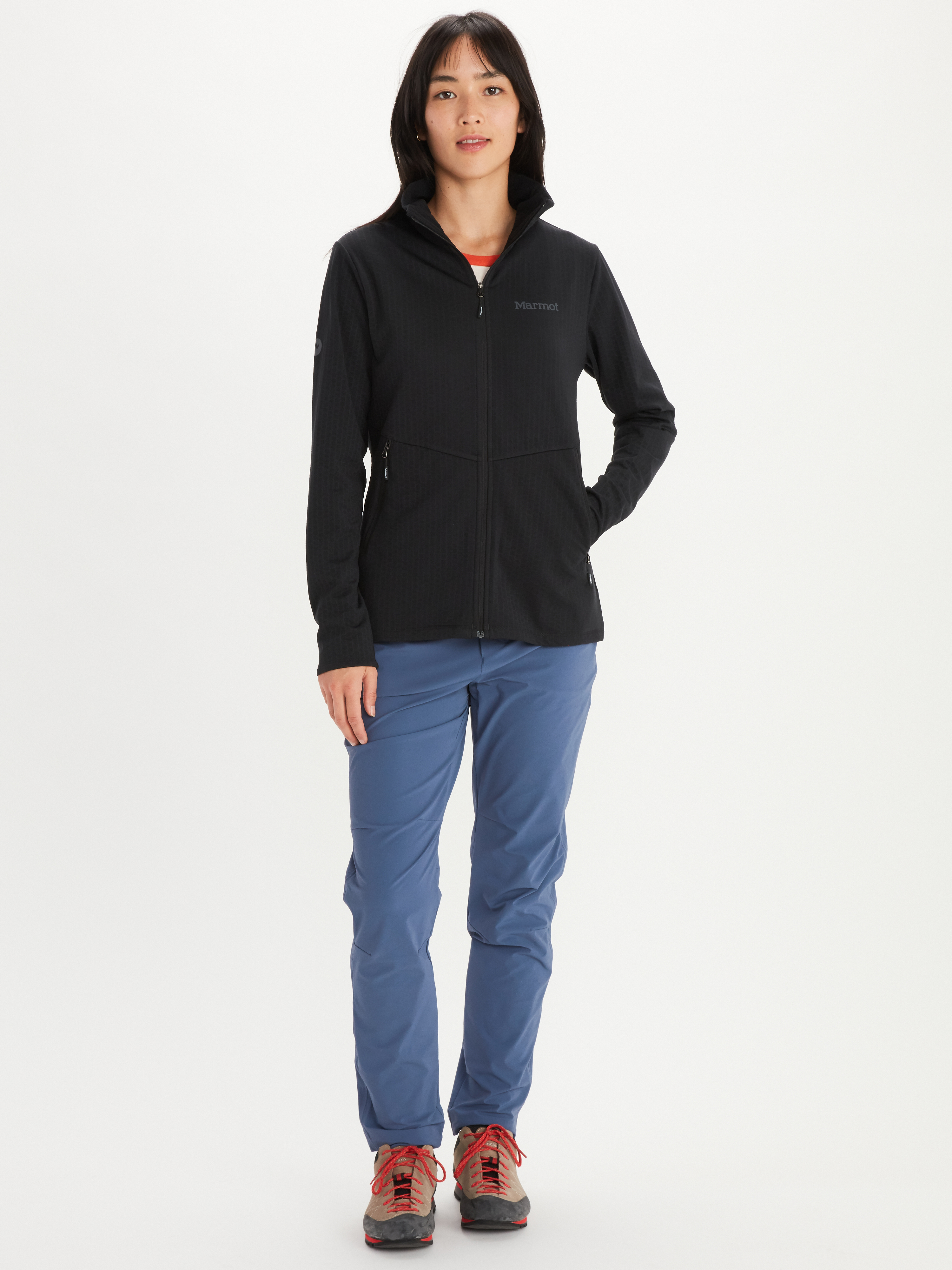 12810-001-S01BKbfWynPAfANz Marmot Woman's Leconte Fleece Jacket