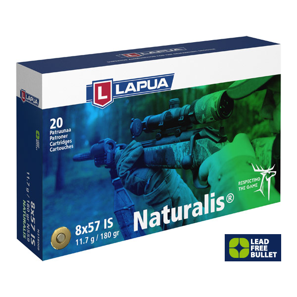 Lapua 8x57IS Naturalis 11,6g / 180gr