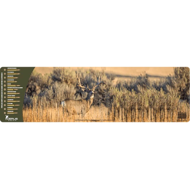 Cerus Gear Magnum Mule Deer Buck Wildlife Cleaning Mat