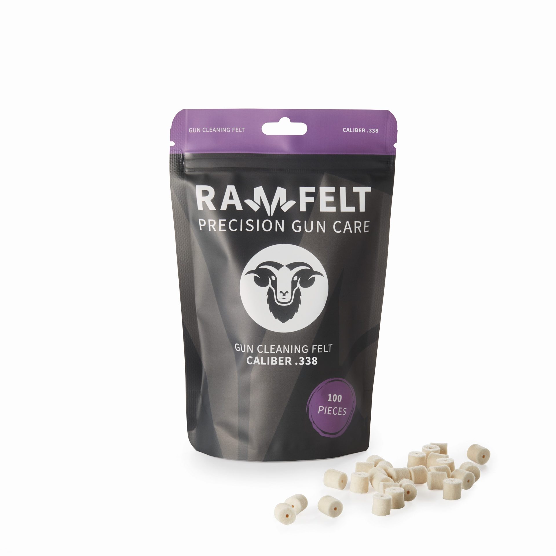Waffenreinigungsfilz Kaliber .338