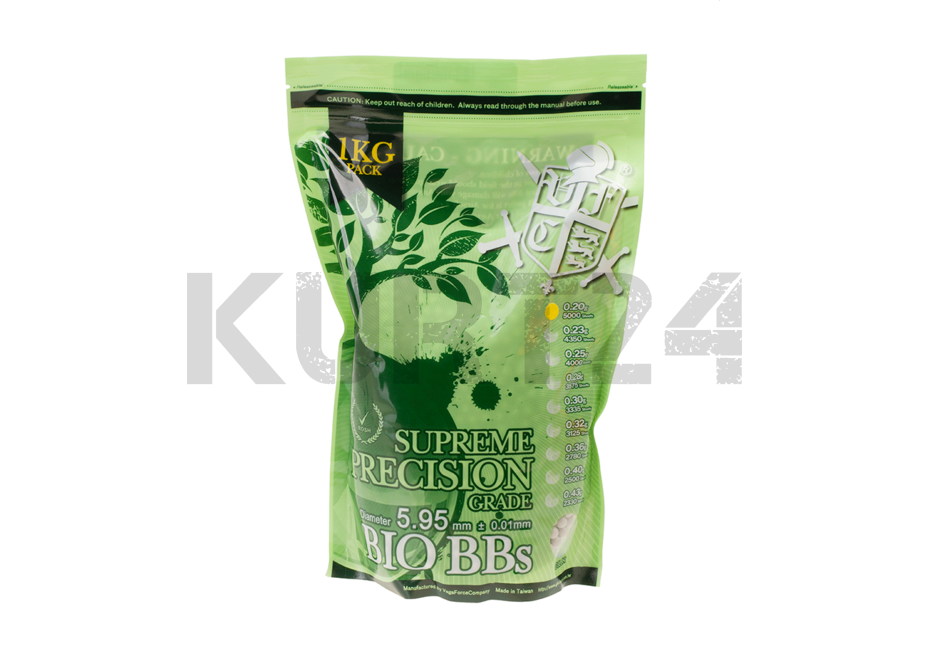 20795 VFC 0.20g Supreme Precision Bio BBS White 5000rds