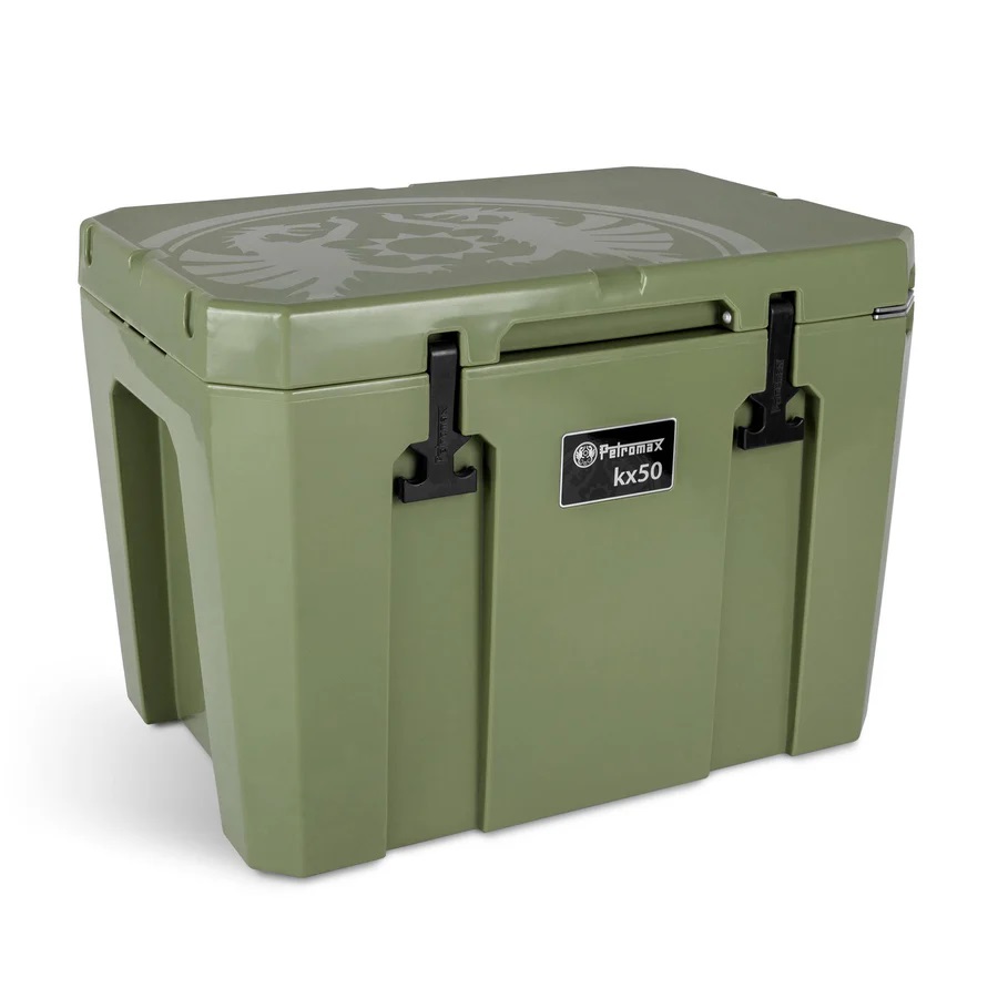 kx50_oliv_01_vorderansicht_59074335-5bab-4388-ab09-f07716152763 Petromax Kühlbox