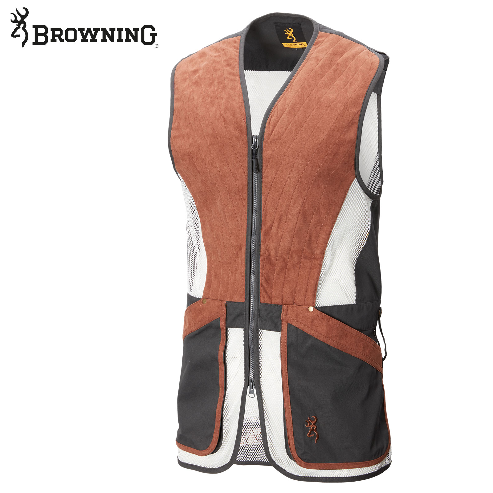 Browning Schießweste Pro Sport Camel