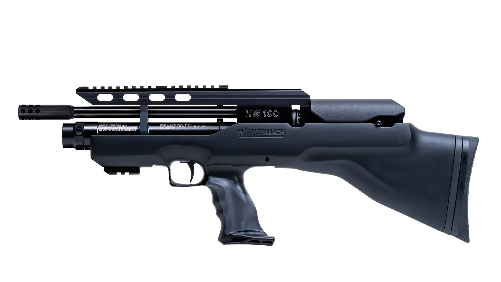22354_2019-o_Zfr Weihrauch HW 100 BP-K 4,5mm Pressluftgewehr