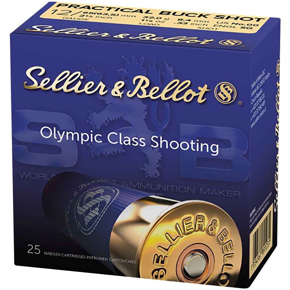 serverwbtgd5NKbH3qg Sellier& Bellot 12/63,5 Practical Buck Shot 8,4mm 32g
