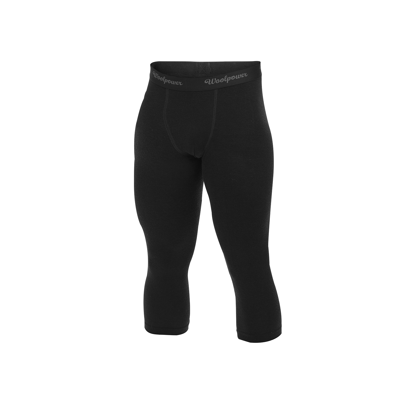 3-4-long-johns-lite-black-male-isolated Woolpower 3/4 Long Johns Men Lite