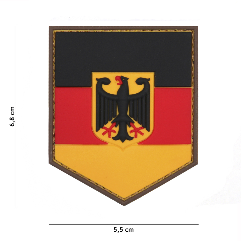 Patch 3D PVC German shield