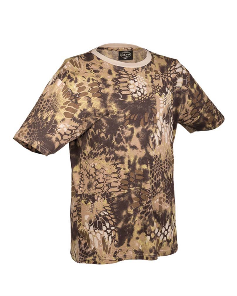 Mil-Tec T-Shirt Tarn Mandra Tan