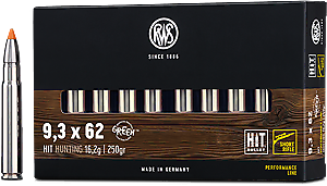 RWS 9,3x62 Short Rifle HIT 16,2g / 250gr