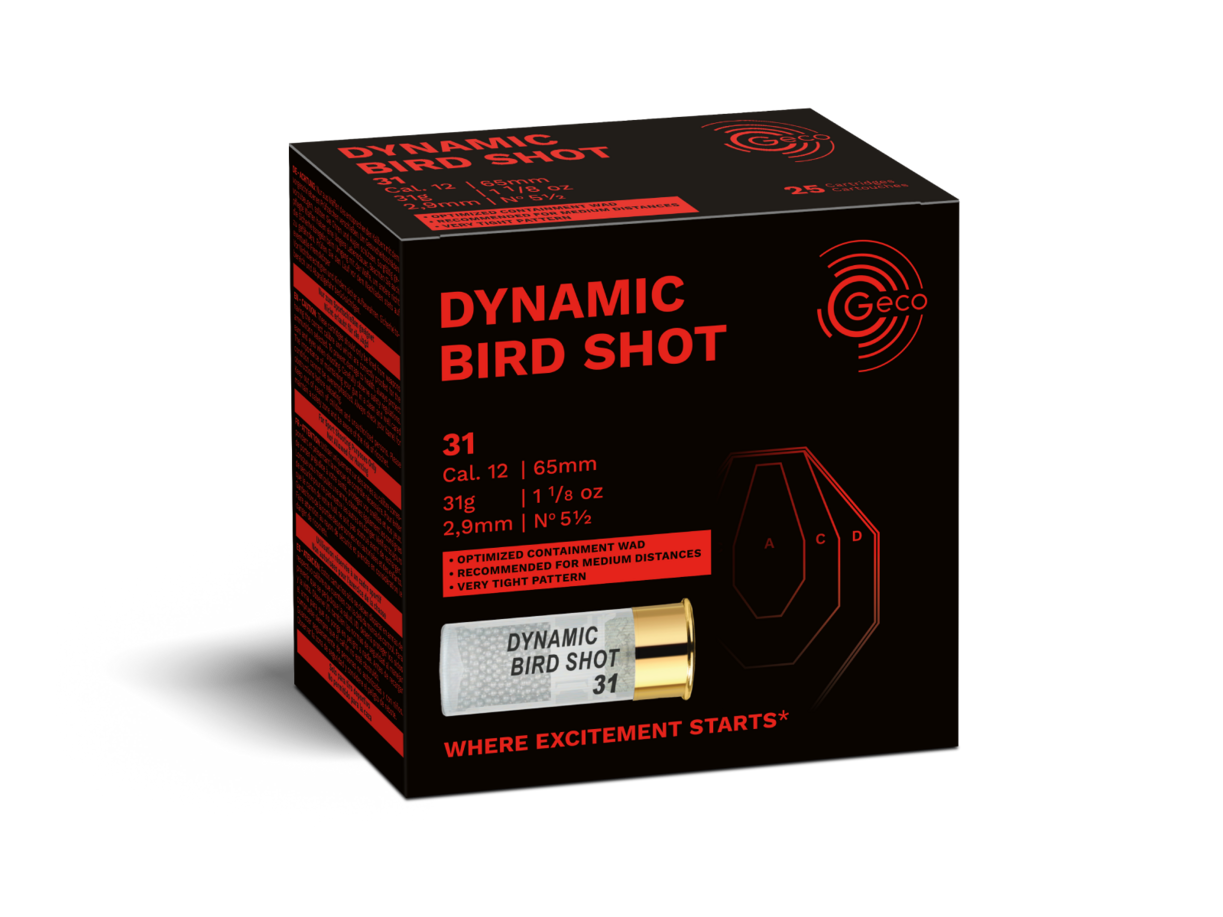 Geco Dynamic Bird Shot 31 12/65 2,9mm