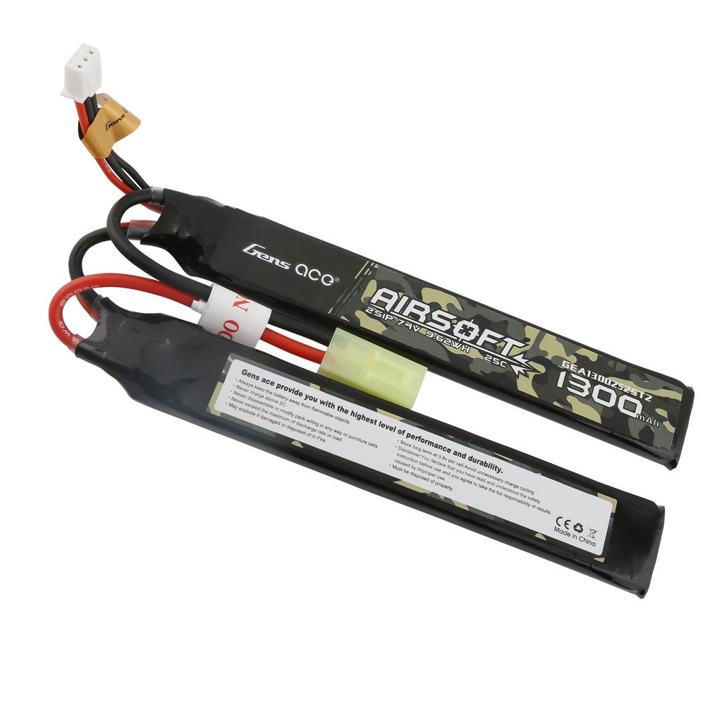 Gens ace Airsoft Lipo akku 1400mAh 7,4V 25C