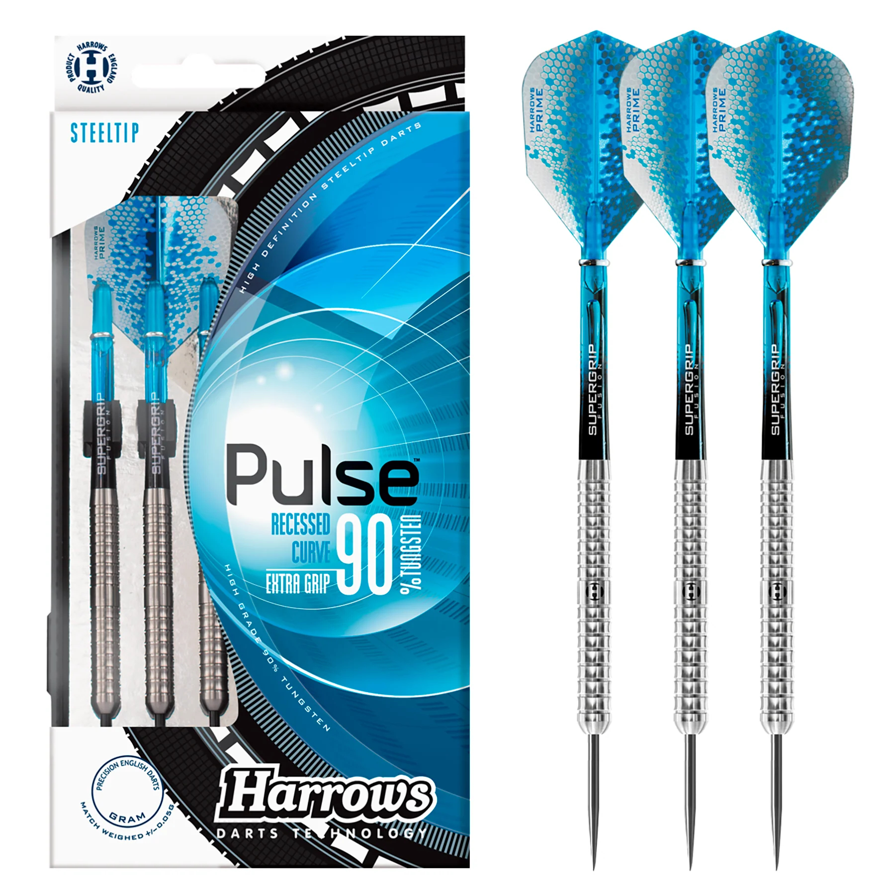 Harrows Pulse 90% Tungsten Steeltip Darts